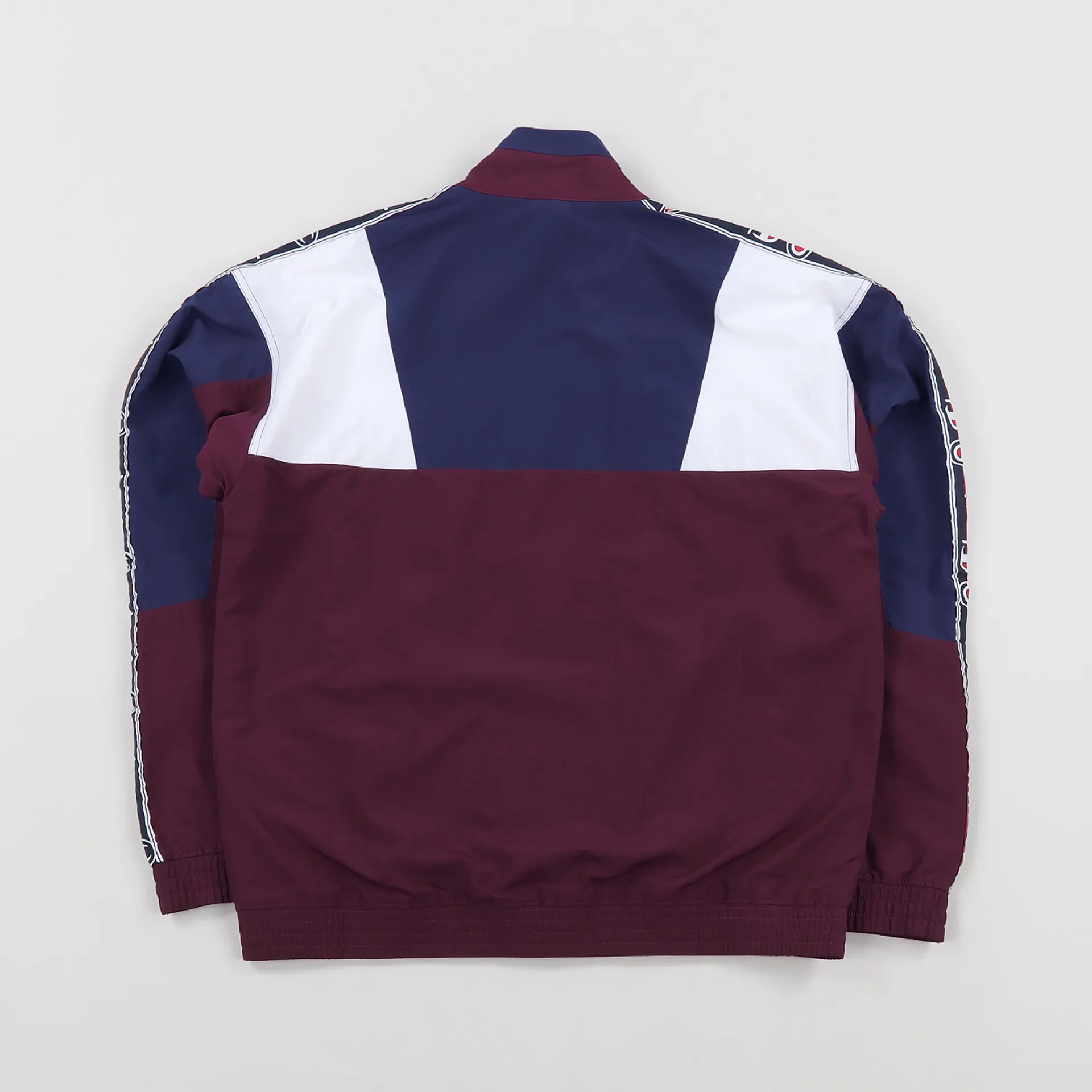 Champion Mens Full Zip Taped Tracksuit Jacket Navy Purple White