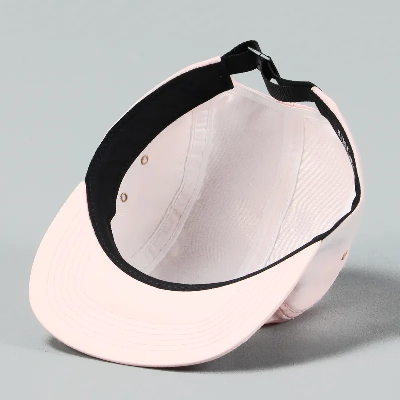 The Quiet Life Foundation Five Panel Cap Pink-3
