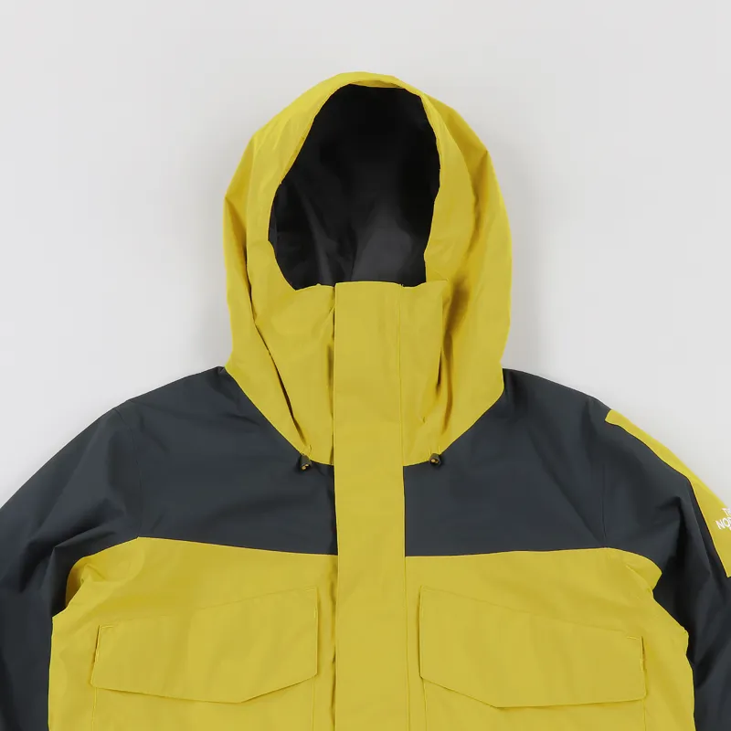 The North Face Fantasy Ridge Jacket Leopard Yellow Grey-1