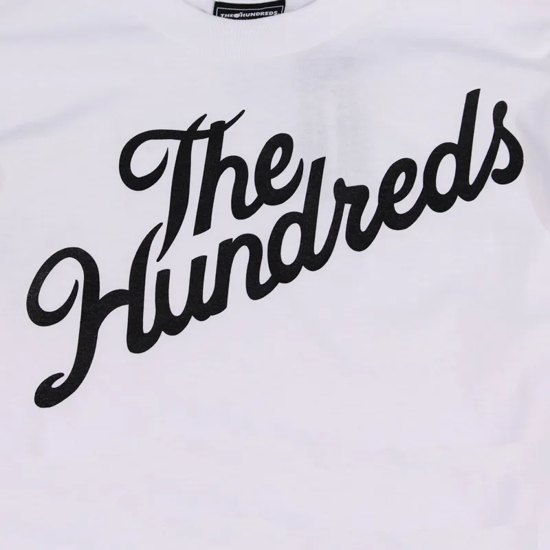 The Hundreds Forever Slant T Shirt White-1