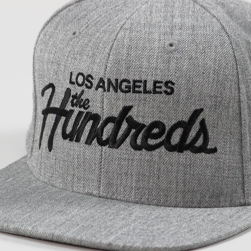 The Hundreds Forever Team Snapback Cap Grey-1