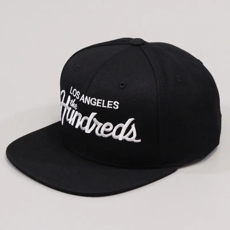 The Hundreds Forever Team Snapback Cap Black