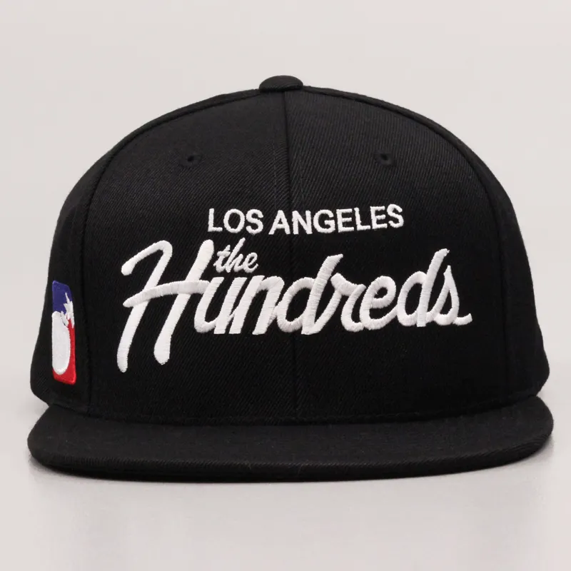 The Hundreds Forever Team Snapback Cap Black-1