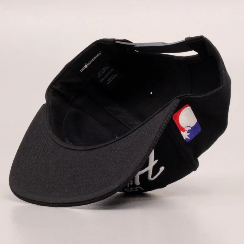 The Hundreds Forever Team Snapback Cap Black-4