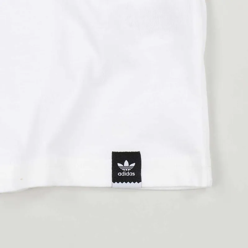 Adidas For Nothing T Shirt White Black-3