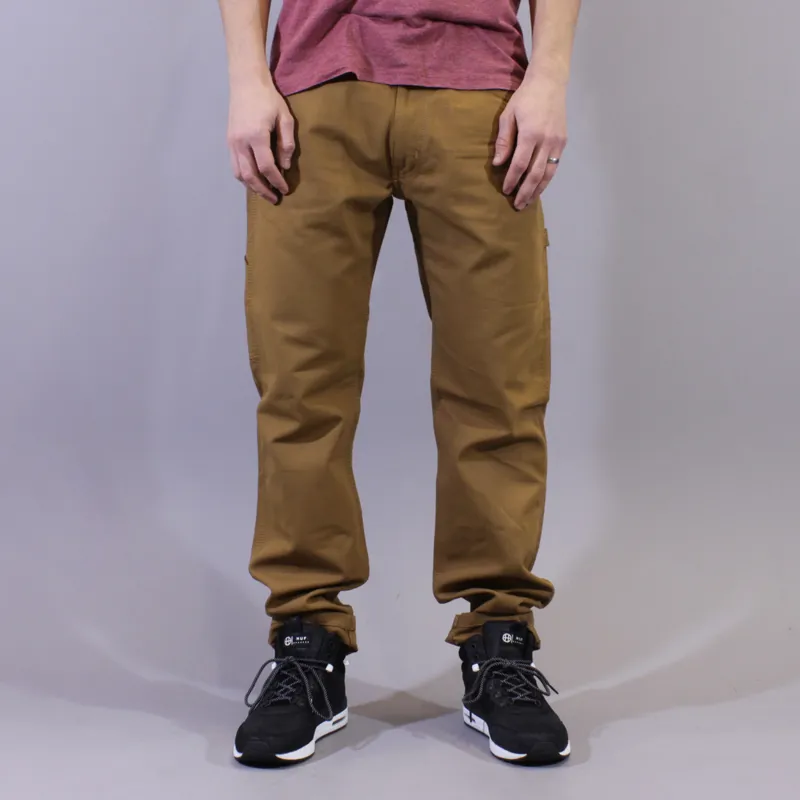 Carhartt Fort Pant Hubbard Brown Rigid Slim Fit Straight Leg Dura