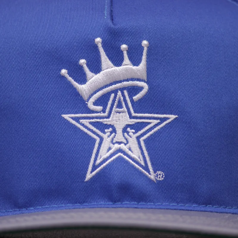 Obey Foul Line Snapback - Blue-2