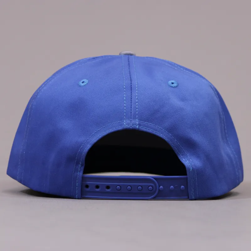 Obey Foul Line Snapback - Blue-3