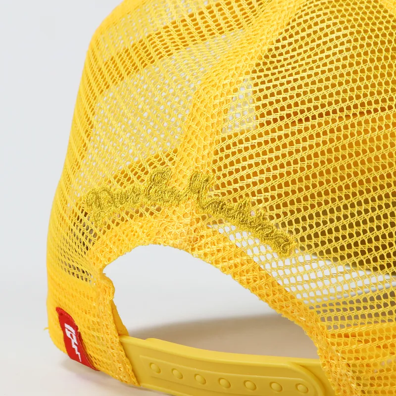 Deus Ex Machina Foxtrot Shield Trucker Yellow-3