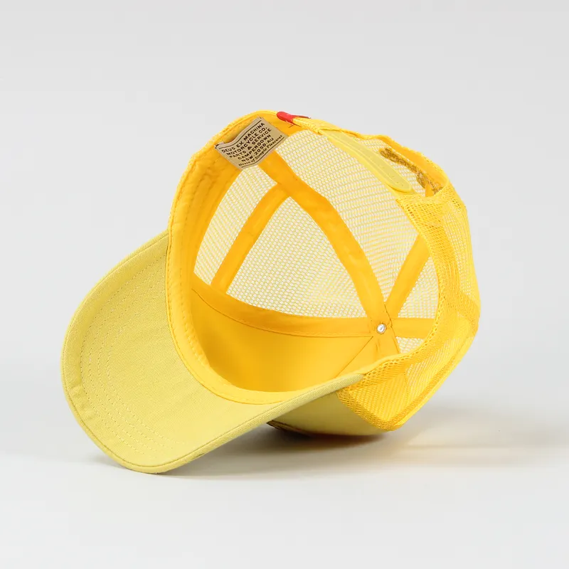Deus Ex Machina Foxtrot Shield Trucker Yellow-4