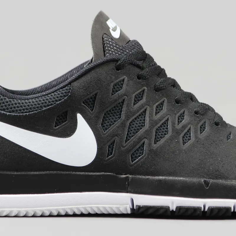 Nike SB Free SB Shoes Black White-2