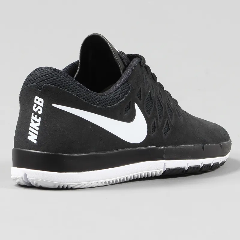 Nike SB Free SB Shoes Black White-5