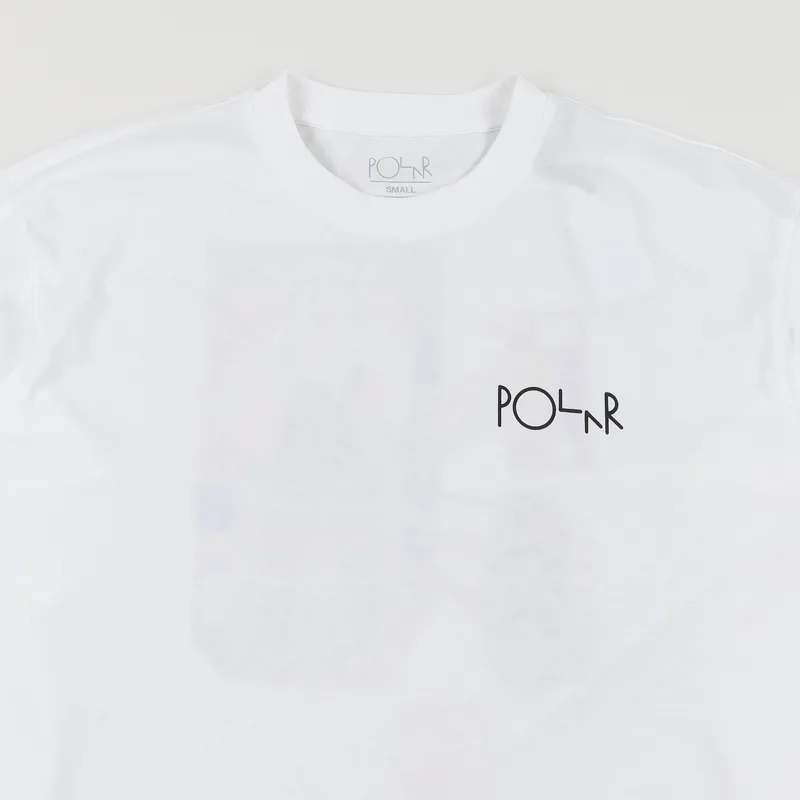 Polar Skate Co. Frequency Long Sleeve T Shirt White-2