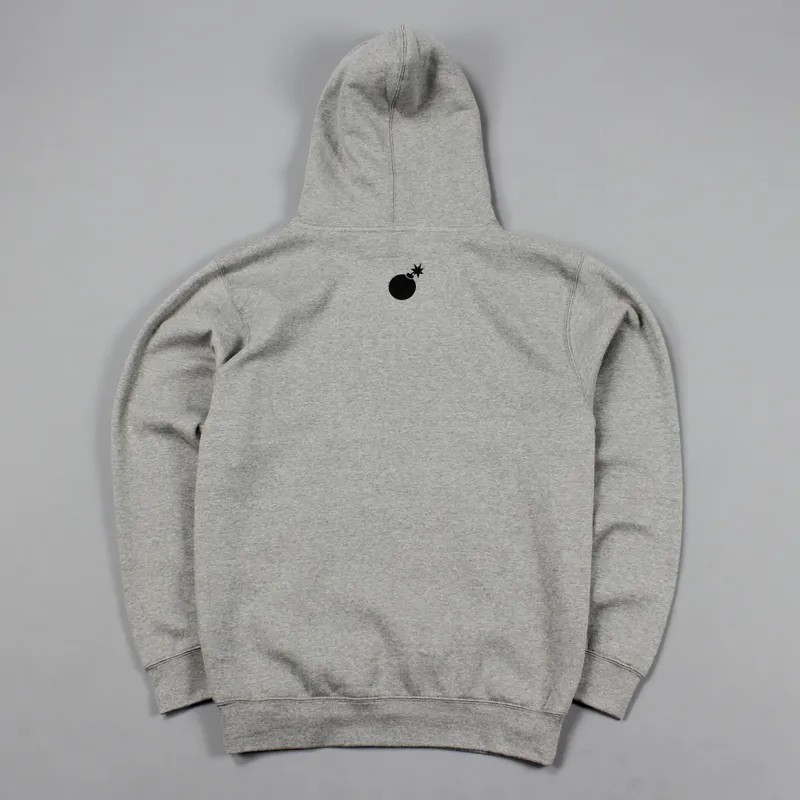 The Hundreds Forever Slant Pullover Hoodie Heather Grey-1