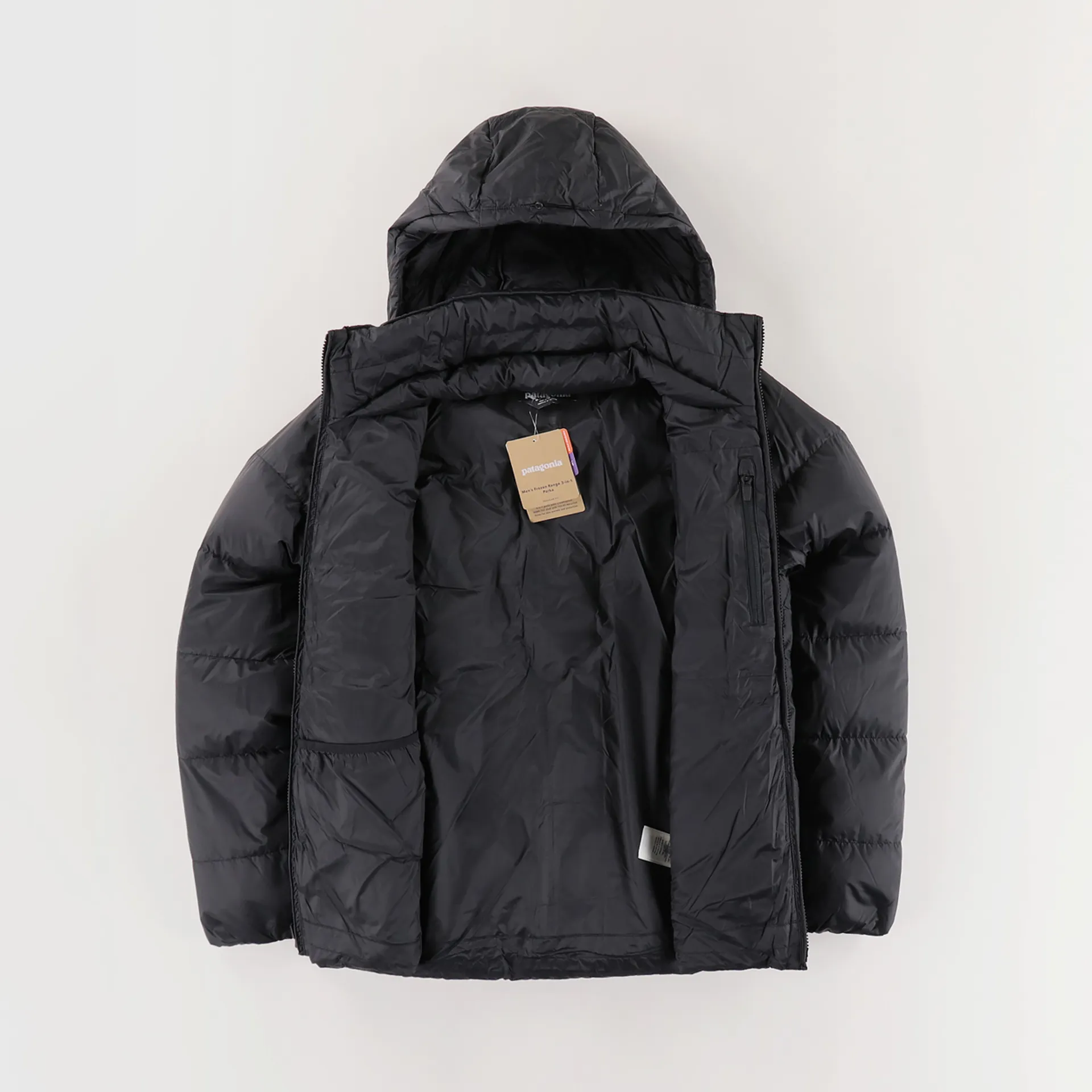 Patagonia Mens Frozen Range 3-in-1 Parka GORE-TEX Jacket Black