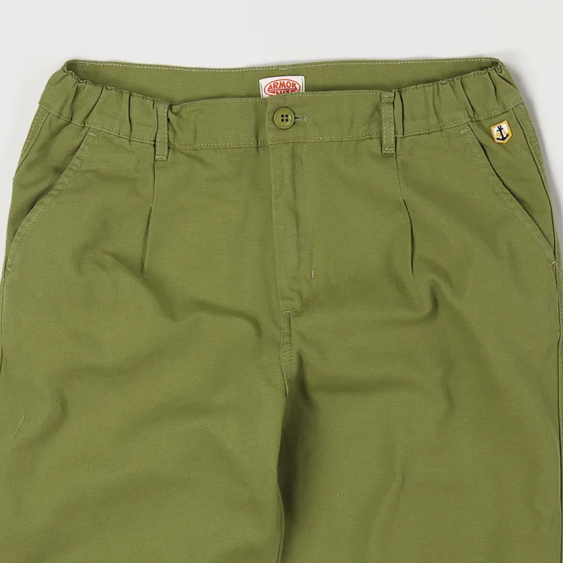 Armor Lux Cotton Trousers Olive-1