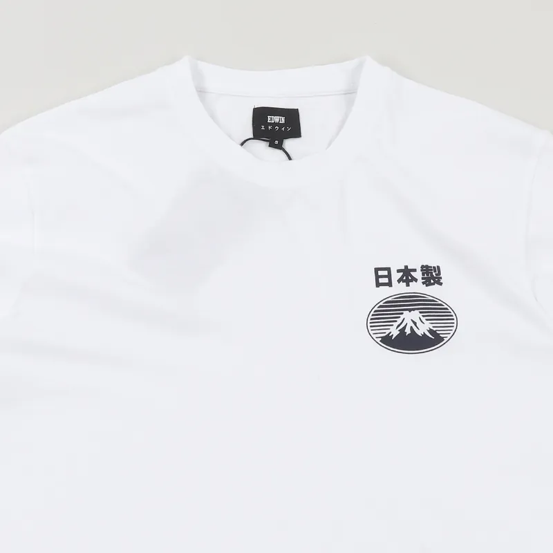 Edwin Fuji San T Shirt White-1