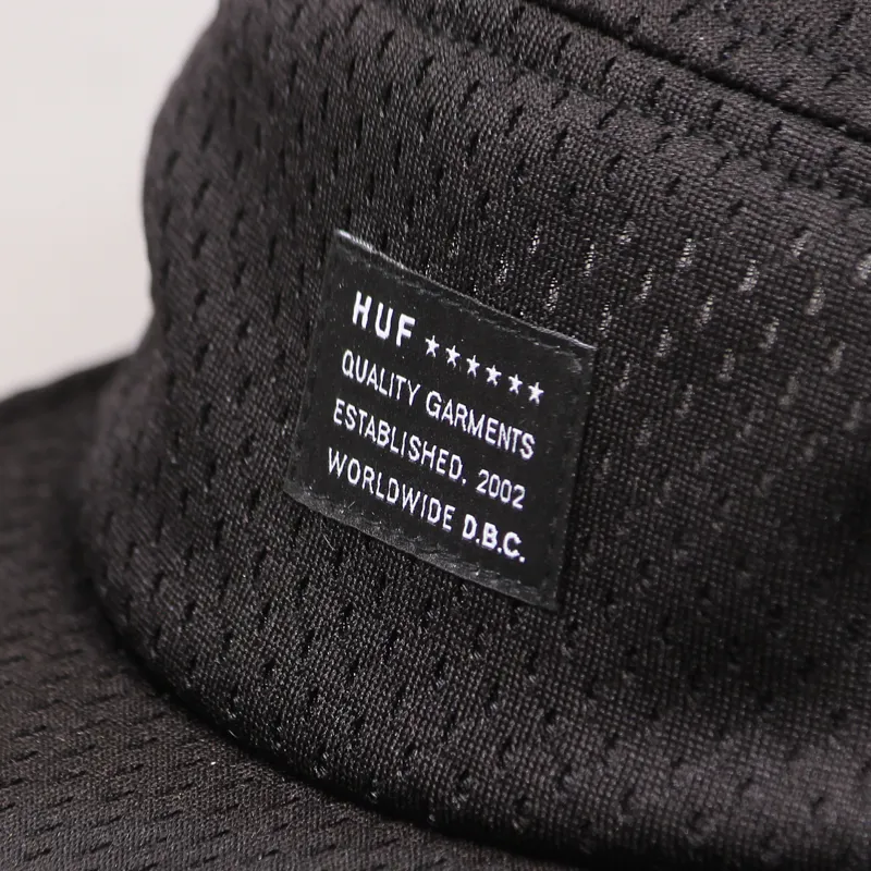 Huf Full Mesh Volley Five Panel Cap Black-1