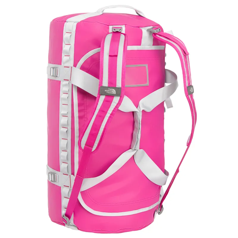 The North Face Base Camp Duffel L - Fuschia Pink High Rise Grey-1