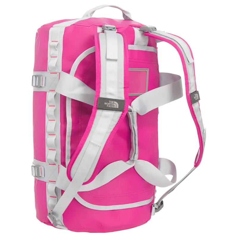 The North Face Base Camp Duffel Bag S - Fuschia Pink and High Rise Grey-1