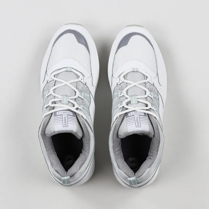 Karhu Fusion 2.0 Tonal Pack Shoes Bright White Storm Grey-6