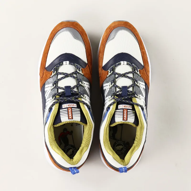 Karhu Fusion 2.0 Shoes Leather Brown Night Sky-6