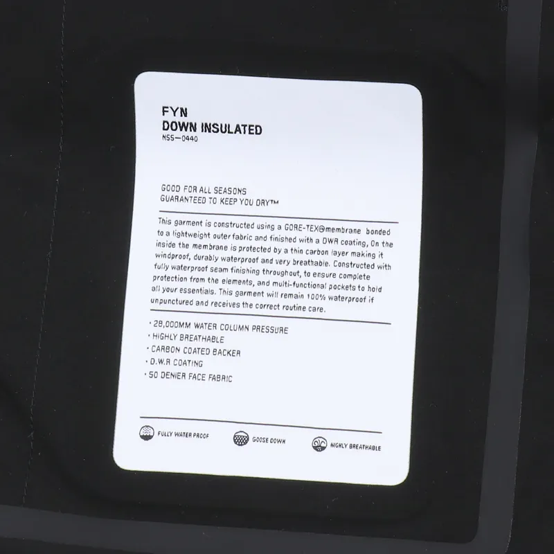 Norse Projects Fyn Down GORE-TEX Jacket Black-5