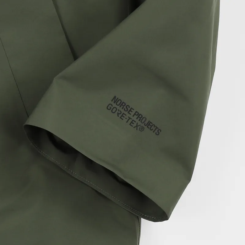 Norse Projects Fyn Shell GORE-TEX Jacket Ivy Green-2