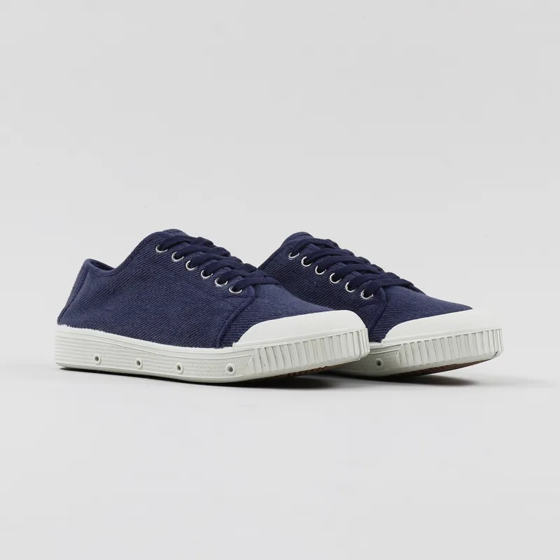 Spring Court G2 Washed Heavy Twill Shoes Blue-3