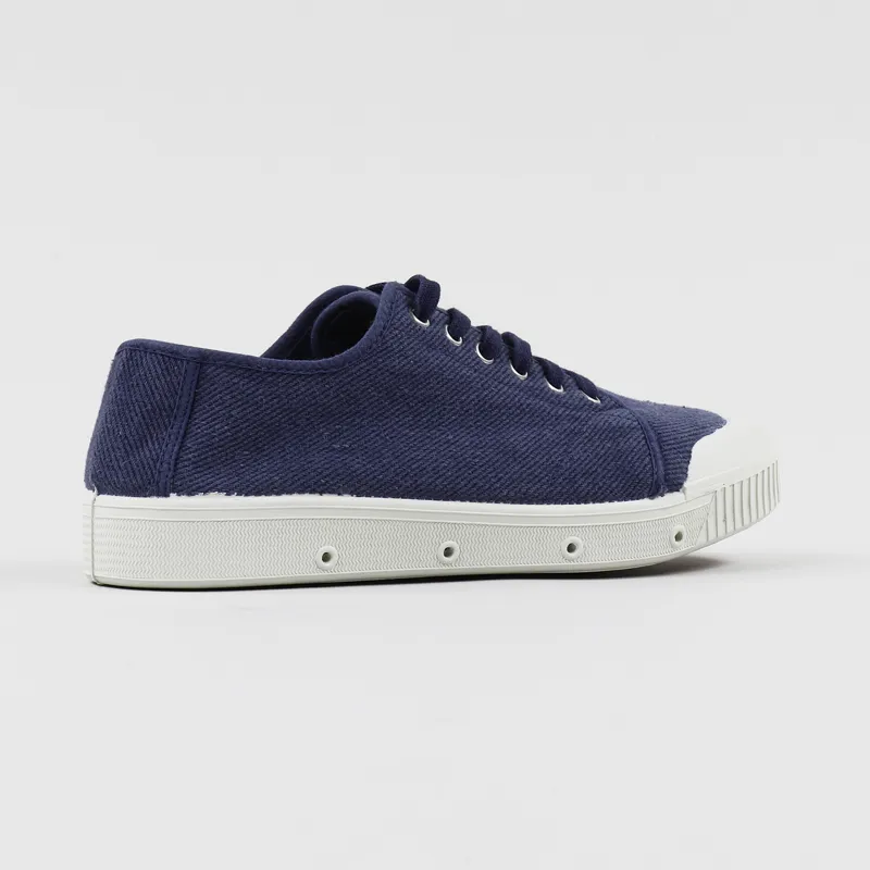 Spring Court G2 Washed Heavy Twill Shoes Blue-5