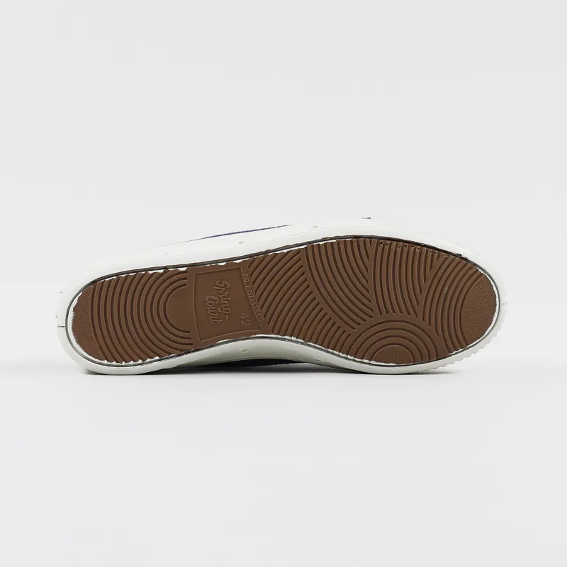 Spring Court G2 Washed Heavy Twill Shoes Blue-7