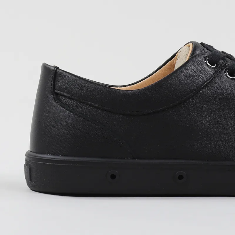 Spring Court G2 Goatskin Leather Shoes Black-1