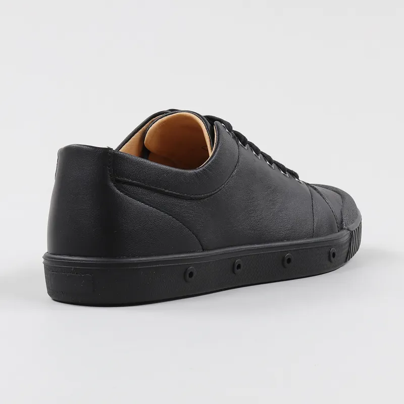 Spring Court G2 Goatskin Leather Shoes Black-5