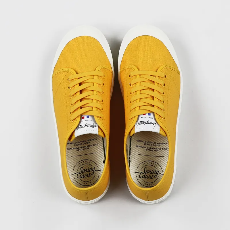 Spring Court Classic G2 Canvas Shoes Vintage Orange-4