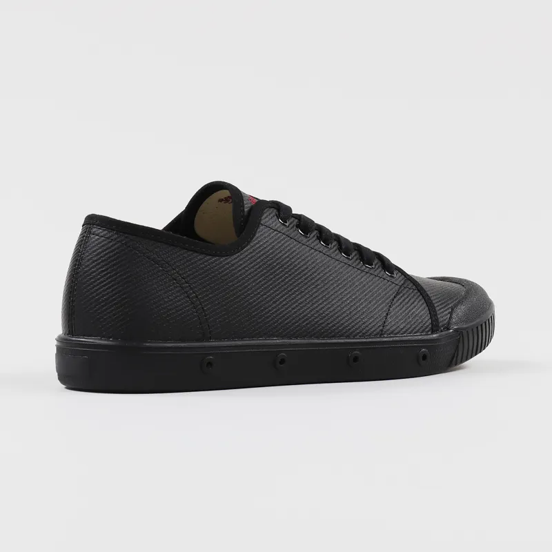 Spring Court G2 Waxy Heavy Twill Black-4