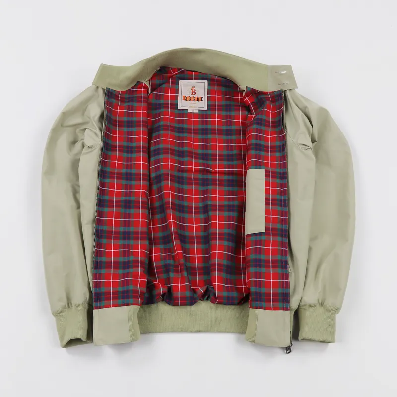 Baracuta G9 Modern Classic Harrington Jacket Natural-2