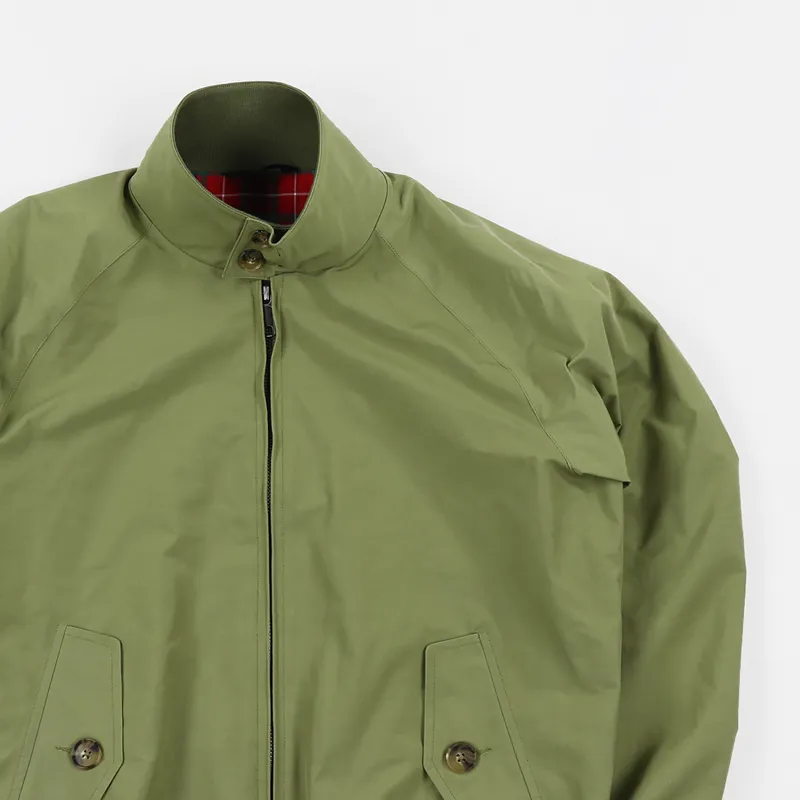 Baracuta G9 Modern Classic Harrington Jacket Olive Green-1