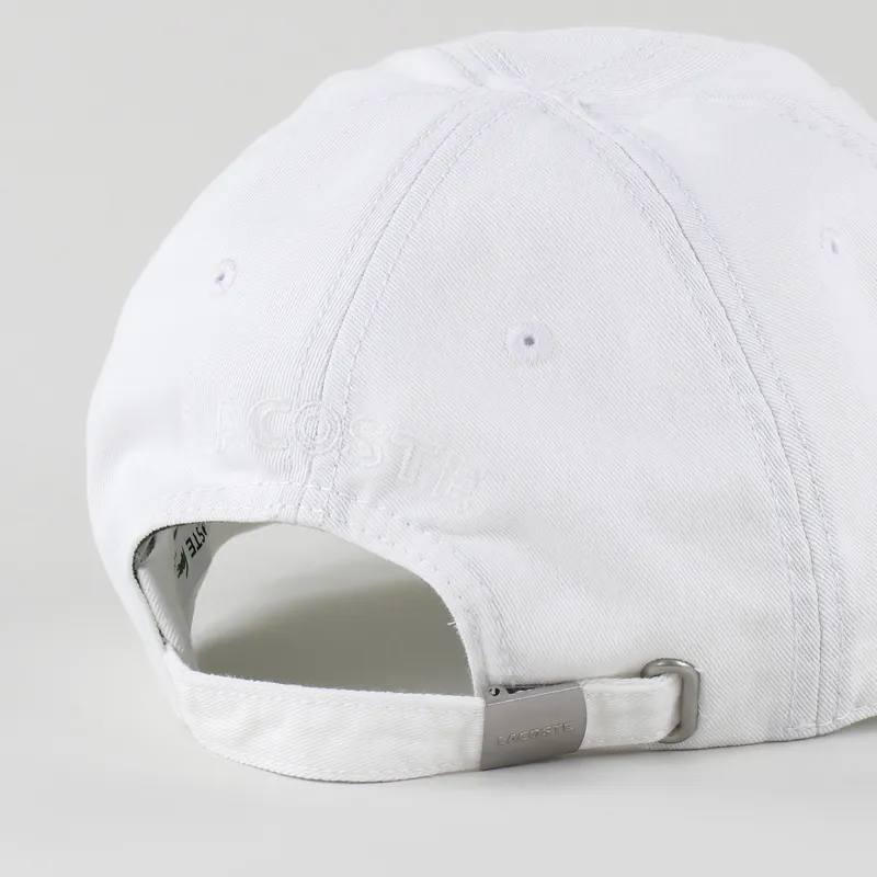 Lacoste Gabardine Cap White-2