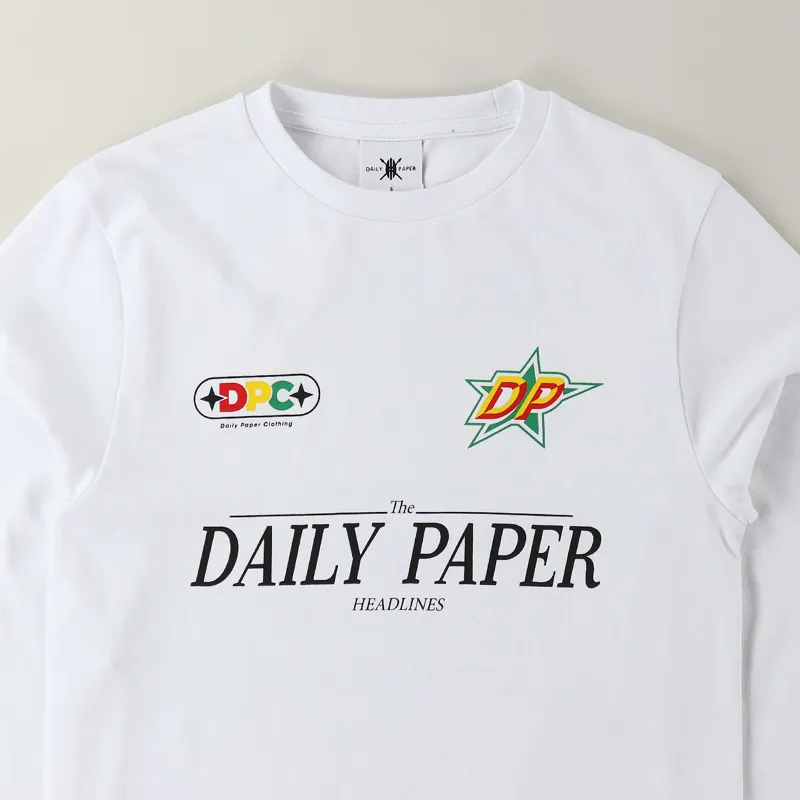Daily Paper Geff Long Sleeve T Shirt White-2
