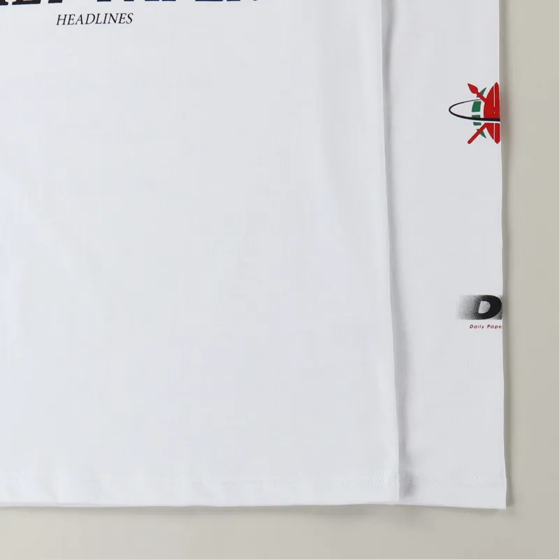 Daily Paper Geff Long Sleeve T Shirt White-3