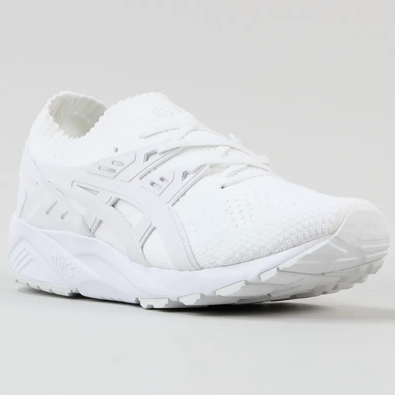 Asics Gel Kayano Knit Shoes White-3