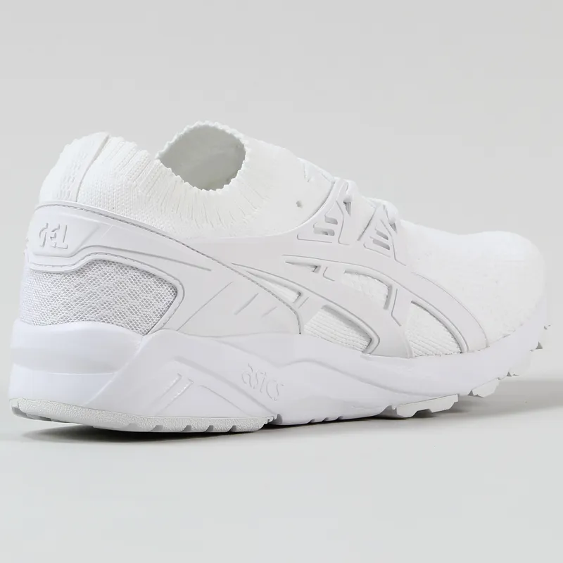 Asics Gel Kayano Knit Shoes White-4