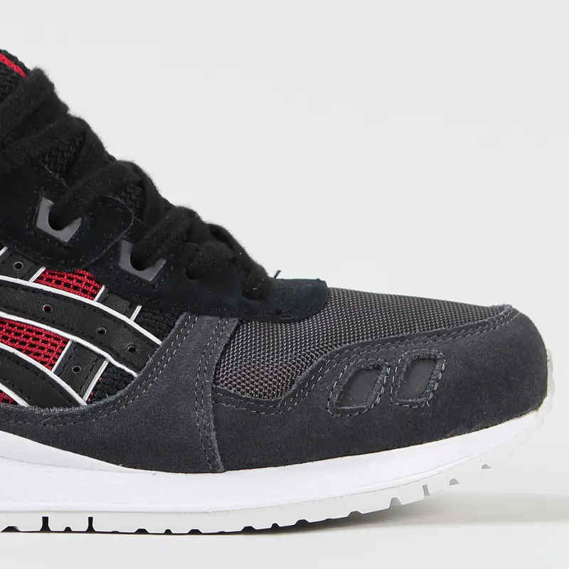 Asics Gel Lyte 3 Shoes Black Red-2