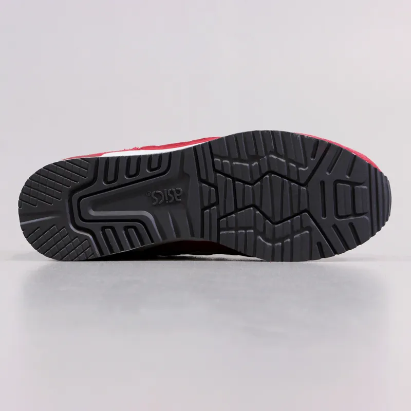 Asics Gel Lyte III Shoes Burgundy Grey-6