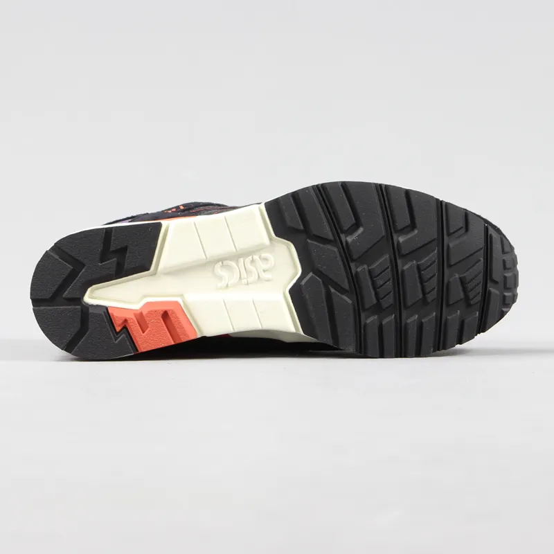 Asics Gel Lyte V Shoes Black Orange Purple-3