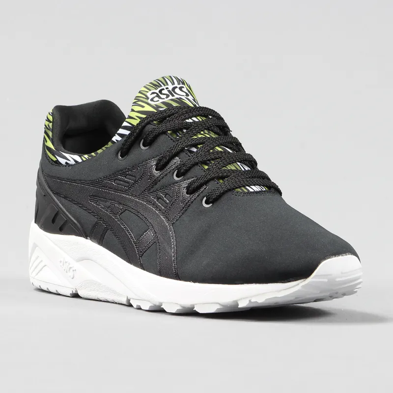 Asics Gel Kayano Evo Shoes Black White Green-3