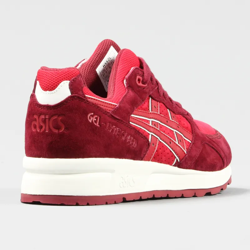 Asics Gel Lyte Speed Shoes Burgundy Red-4