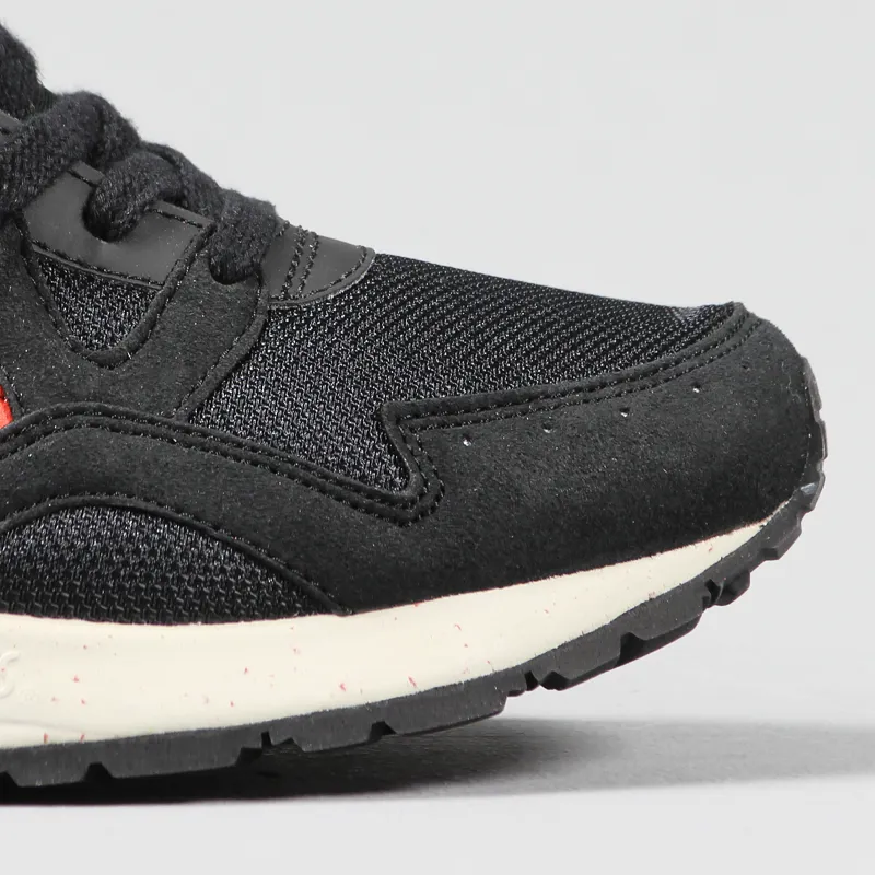 Asics Gel Lyte V Shoes Black Chilli Red-2