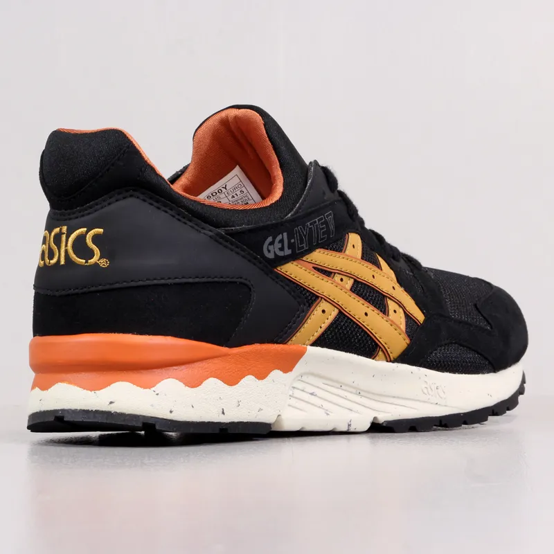 Asics Gel Lyte V Shoes Black Tan-5