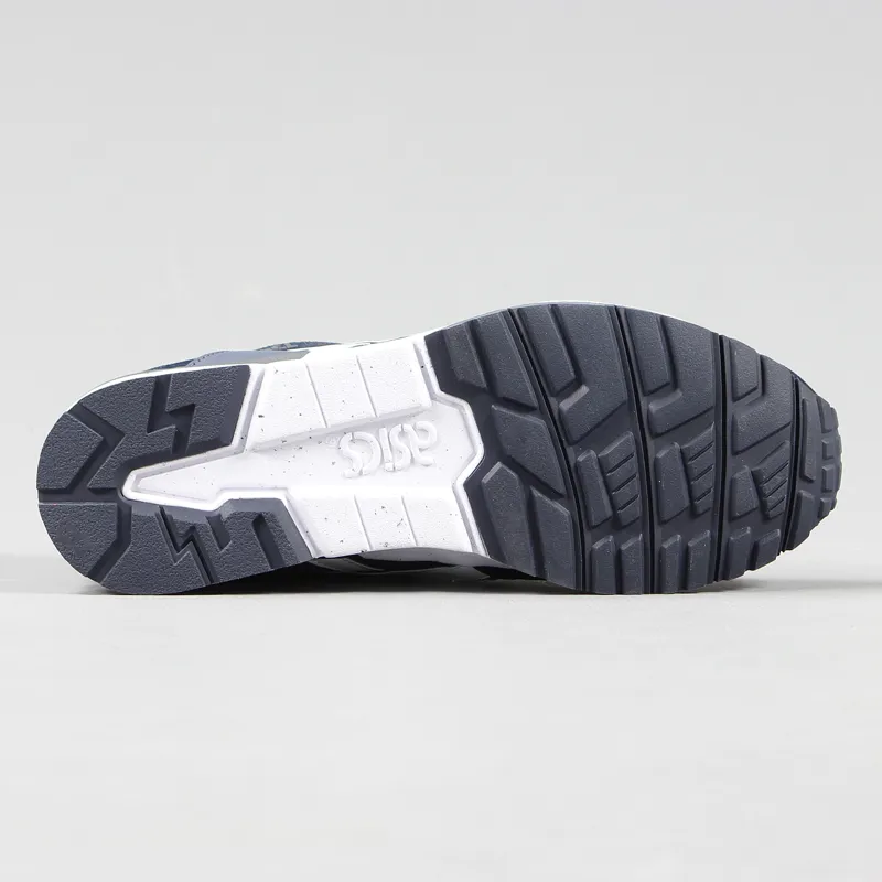 Asics Gel Lyte V Shoes Indian Ink Navy Blue White-5